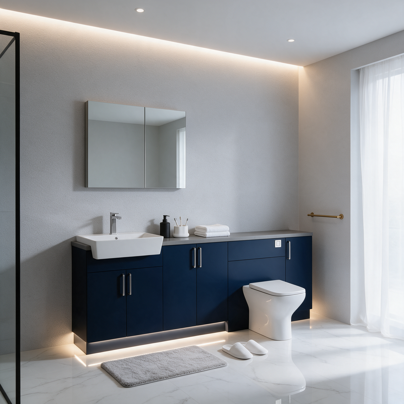 Oliver 2100 Navy Blue Fitted Furniture Combination