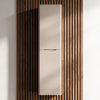 Zentro Cashmere Suite with Odessa Gold 800mm Quadrant Enclosure — Vanity, Toilet Unit, Shower & Mirror