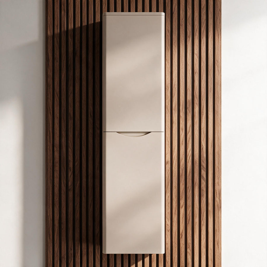 Zentro Cashmere Suite with Odessa Gold 800mm Quadrant Enclosure — Vanity, Toilet Unit, Shower & Mirror