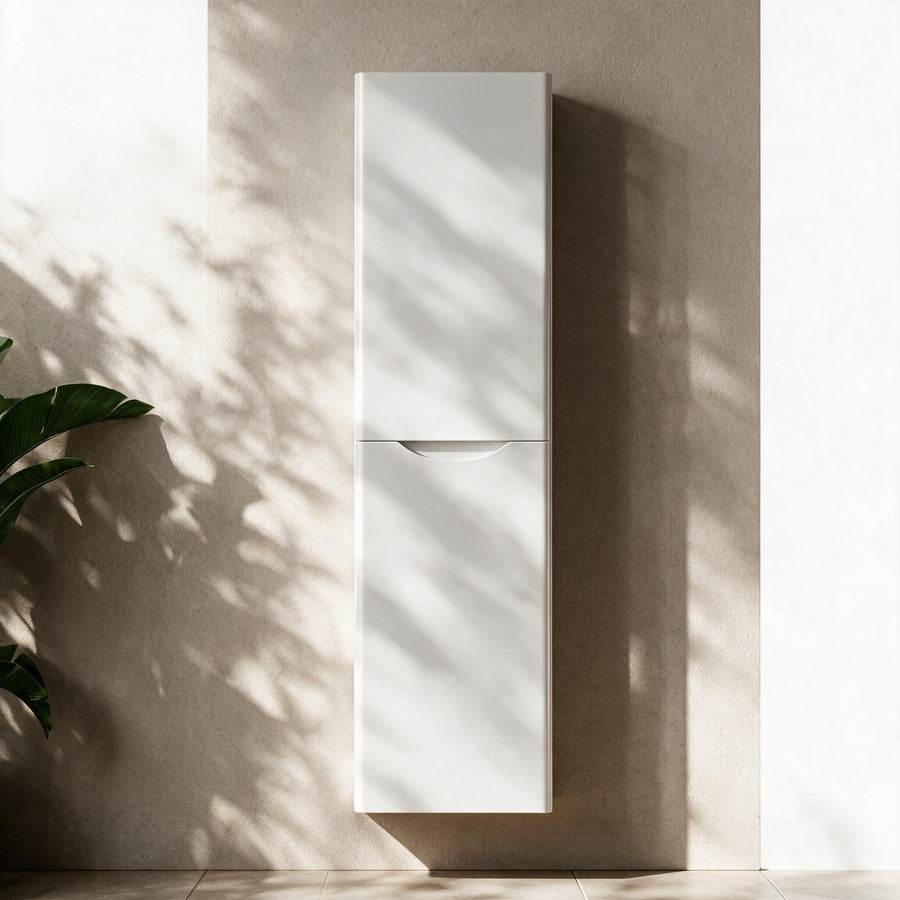 Zentro White Suite with Odessa Chrome 800mm Quadrant Enclosure — Vanity, Toilet Unit, Shower & Mirror