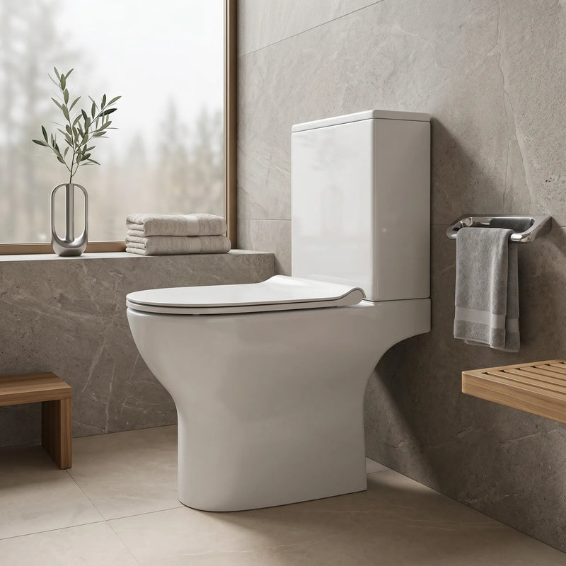 Eva Close Coupled Rimless Toilet