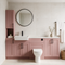 Oliver 2100 Matt Pink Shaker Fitted Furniture Combination with Tall Boy