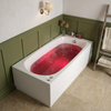 Mercury 1500 x 700mm 6 or 14 jets single ended whirlpool bath in a styled bathroom setting