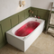 Mercury 1500 x 700mm 6 or 14 jets single ended whirlpool bath in a styled bathroom setting