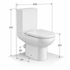 Charlie Close-Coupled Open Back Toilet
