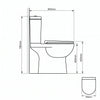 Alessio Black Close-Coupled Toilet