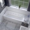 1700 x 700mm 6 or 14 Jets Slim Single Ended Whirlpool Bath Galaxy