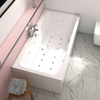 1800 x 900mm 16 Jets Double Ended Whirlpool Bath with Optional 12 Jet Air Spa
