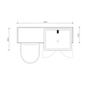 Oliver 1100 Oak Fitted Furniture Combination
