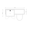 Oliver 1200 Matt Pink Shaker Fitted Furniture Combination