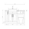 Oliver 1300 Matt Pink Shaker Fitted Furniture Combination