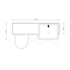 Oliver 1300 Cashmere Shaker Fitted Furniture Combination