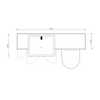 Oliver 1400 Oak Fitted Furniture Combination