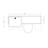 Oliver 1400 Cashmere Fitted Furniture Combination