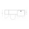 Oliver Modern Black Fitted Furniture Combination with Tall Boy Storage