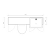 Oliver 1500 Matt Pink Shaker Fitted Furniture Combination