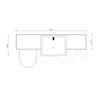 Oliver 1600 Matt White Shaker Fitted Furniture Combination