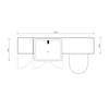 Oliver 1500 Cashmere Shaker Fitted Furniture Combination with Tall Boy