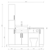 Oliver 1600 Cashmere Fitted Furniture Combination with Tall Boy