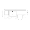 Oliver 1600 Cashmere Fitted Furniture Combination with Tall Boy