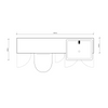 Oliver 1600 Cashmere Shaker Fitted Furniture Combination