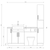 Oliver 1700 Oak Fitted Furniture Combination with Tall Boy