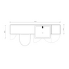 Oliver 1700 Matt White Shaker Fitted Furniture Combination with Tall Boy