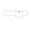 Oliver 1700 Matt White Shaker Fitted Furniture Combination