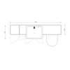 Oliver 1700 Cashmere Shaker Fitted Furniture Combination with Tall Boy