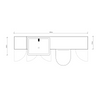 Oliver 1800 Cashmere Fitted Furniture Combination with Tall Boy