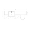 Oliver 1800 Cashmere Shaker Fitted Furniture Combination
