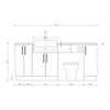 Oliver 1900 Oak Fitted Furniture Combination