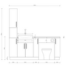 Oliver 1900 Cashmere Fitted Furniture Combination with Tall Boy