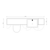 Oliver 1900 Matt White Shaker Fitted Furniture Combination with Tall Boy