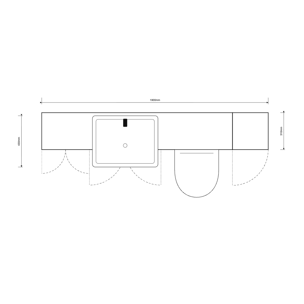 Oliver 1900 Oak Fitted Furniture Combination with Tall Boy