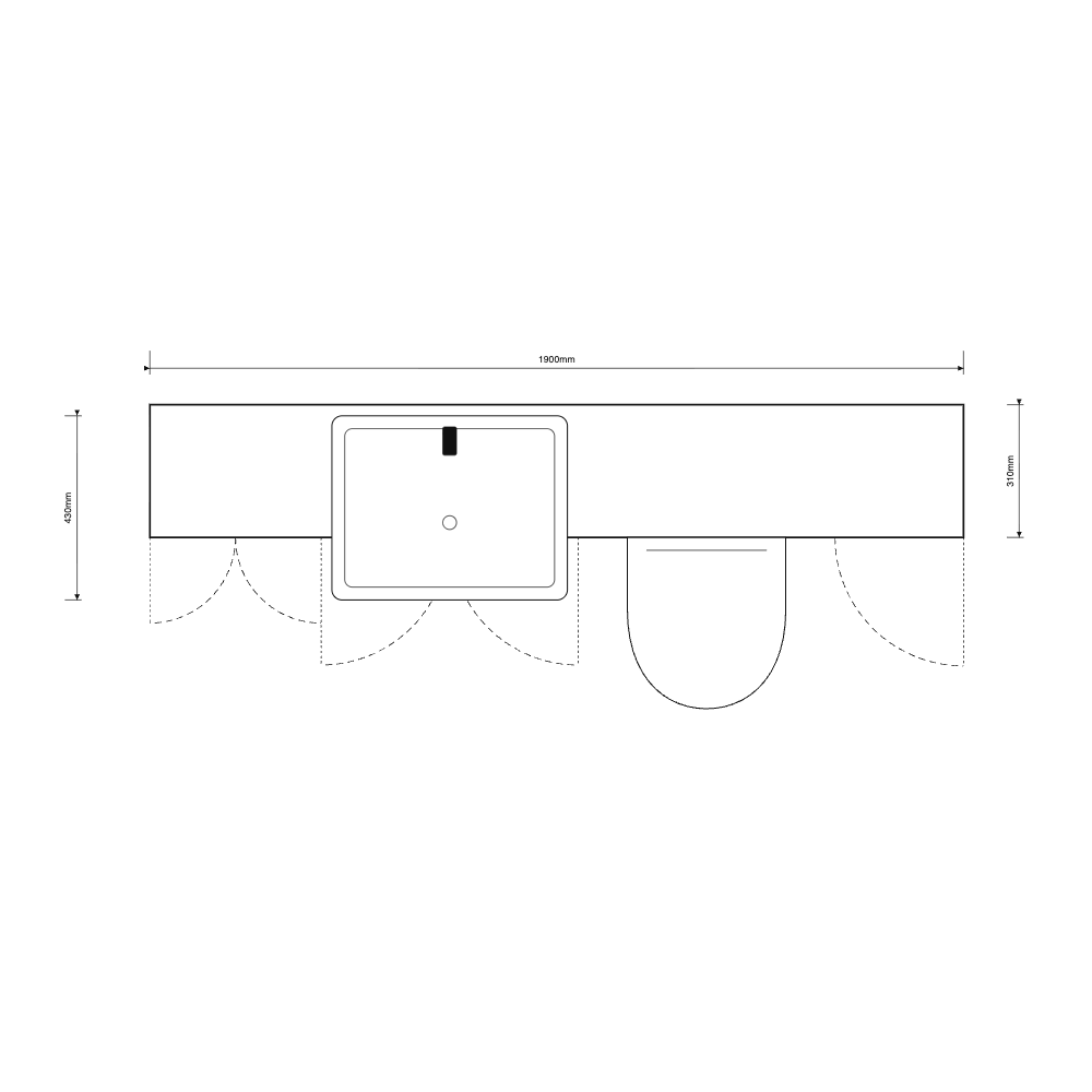 Oliver 1900 Oak Fitted Furniture Combination