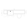 Oliver 1900 Cashmere Fitted Furniture Combination with Tall Boy