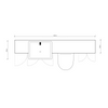 Oliver 1900 Cashmere Fitted Furniture Combination