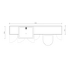 Oliver 1900 Cashmere Shaker Fitted Furniture Combination