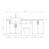 Oliver 2000 Oak Fitted Furniture Combination