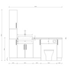 Oliver 2000 Cashmere Fitted Furniture Combination with Tall Boy