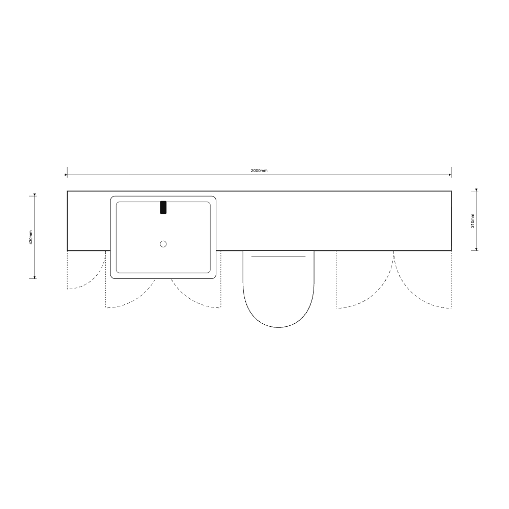 Oliver 2000 Oak Fitted Furniture Combination