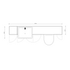 Oliver 2000 Cashmere Fitted Furniture Combination with Tall Boy