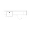 Oliver 2000 Matt Black Fitted Furniture Combination with Tall Boy