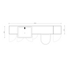 Oliver 2000 Cashmere Shaker Fitted Furniture Combination with Tall Boy