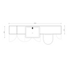 Oliver 2000 Matt Pink Shaker Fitted Furniture Combination with Tall Boy