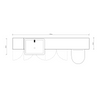 Oliver 2100 Cashmere Fitted Furniture Combination with Tall Boy