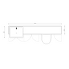 Oliver 2100 Cashmere Fitted Furniture Combination