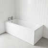 Straight single ended bath shape with 1700mm front panel and 700mm end panel