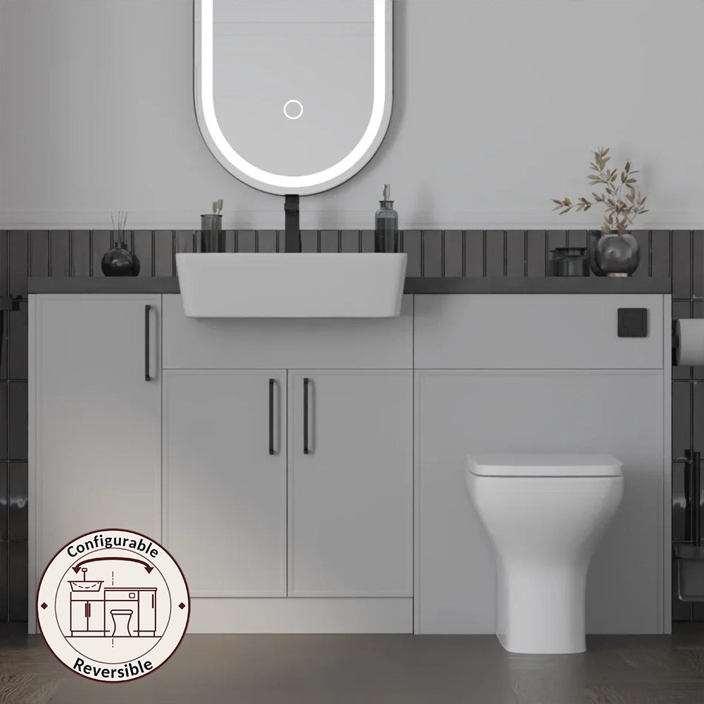 Oliver Grey Slim Shaker Fitted Furniture Combination